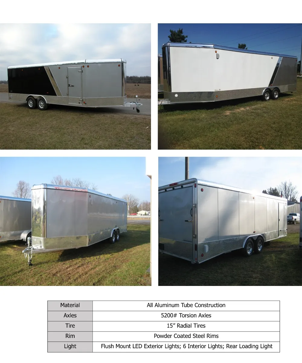 Aluminium Utility Enclosed Car Box Trailer For Sales Buy Aluminium