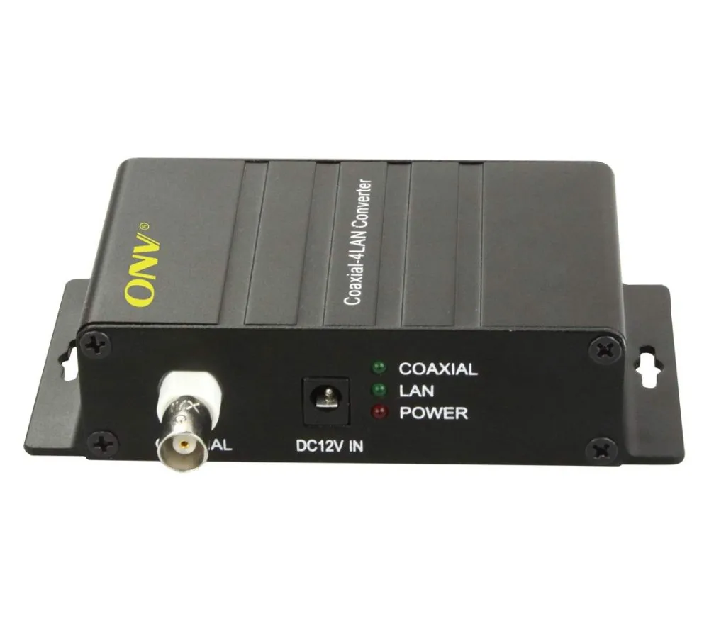 10100m Ethernet Over Coaxial Eoc Converter 1 Bnc Port And 4x Ethernet Ports Buy Eoc Converter