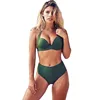 Hot sexy solid color bikini two things.