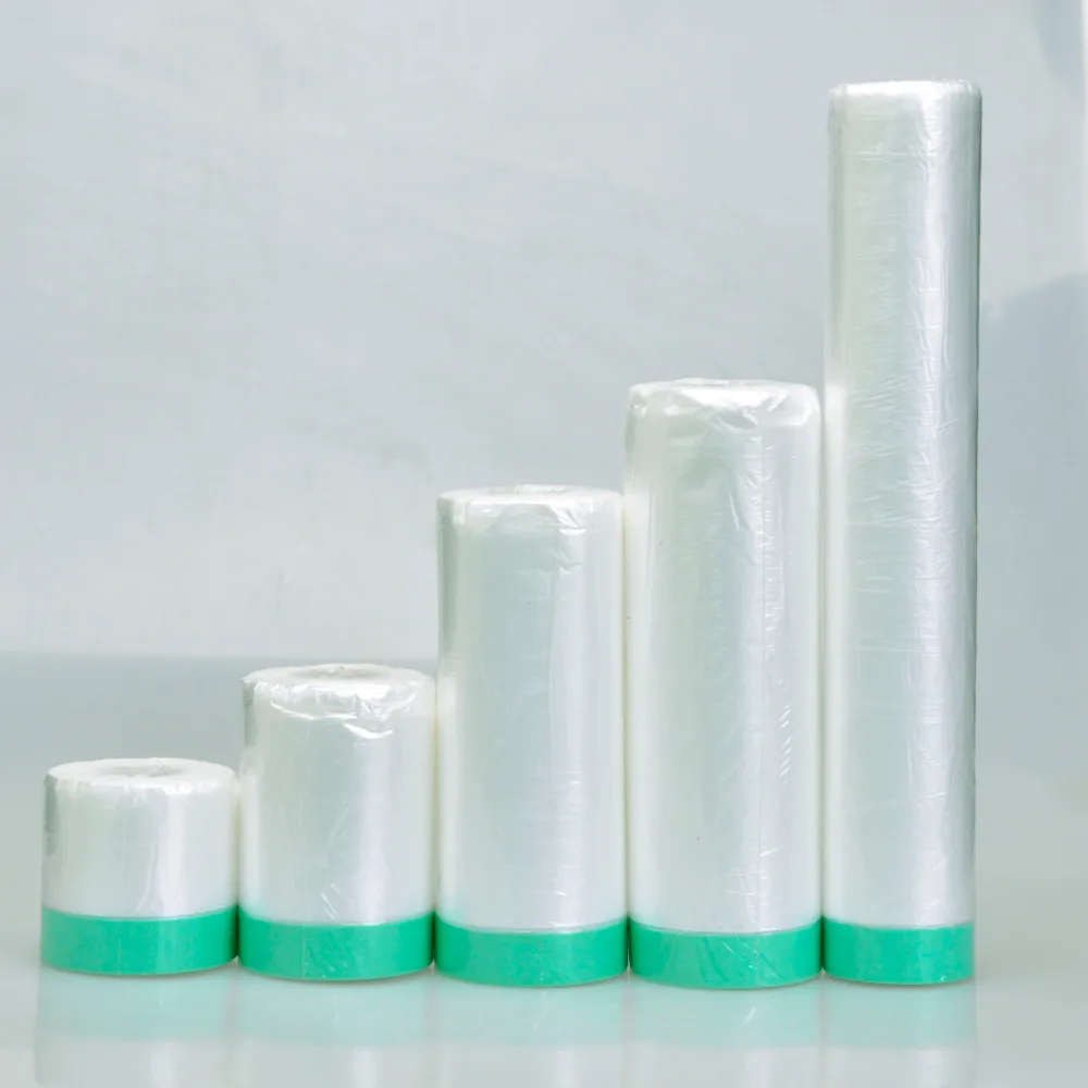 Pe Plastic Masking Film With Masking Tape Buy Pe Plastic Masking Film