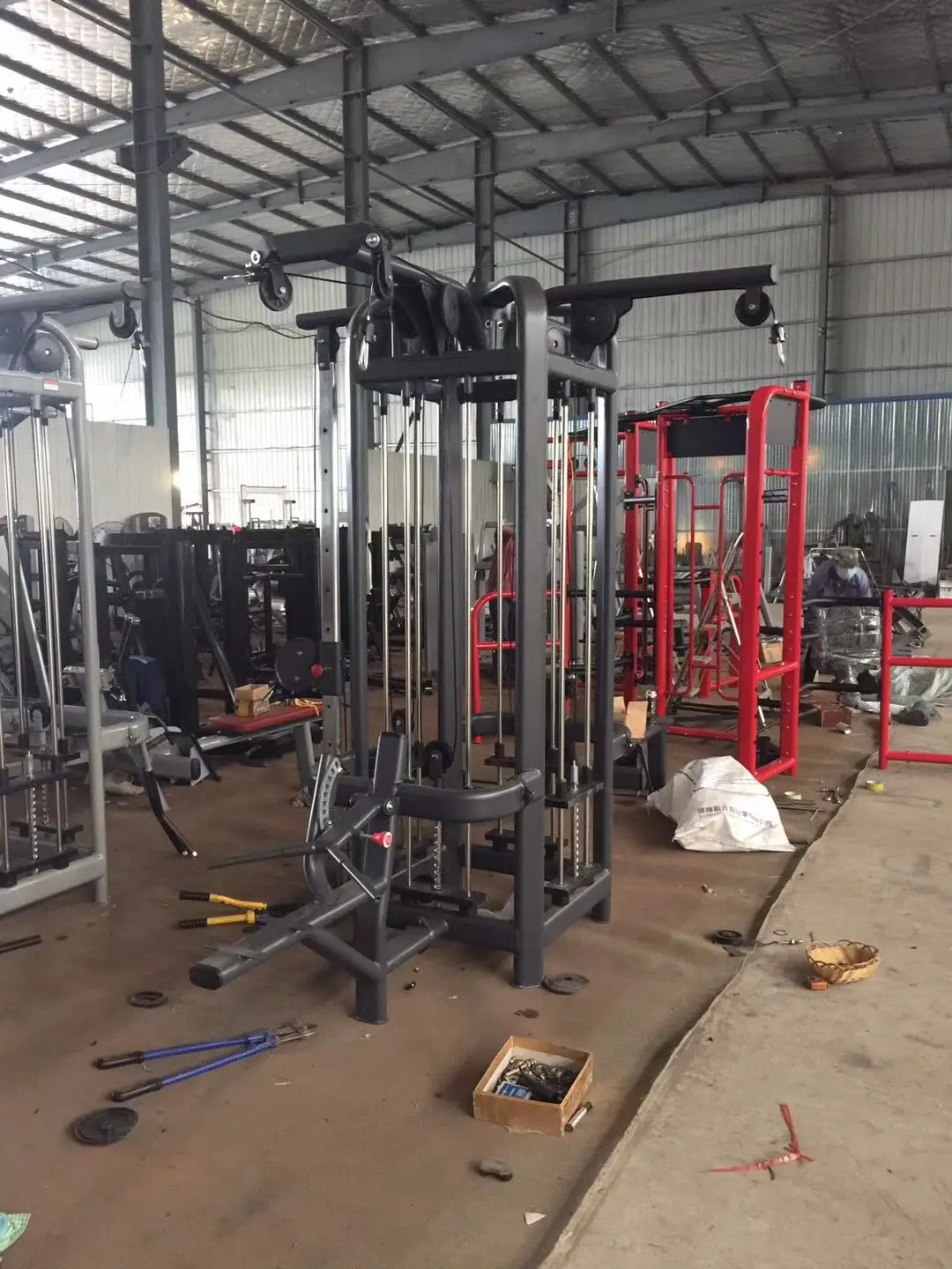 High-quality commercial 4 multi station gym fitness equipment