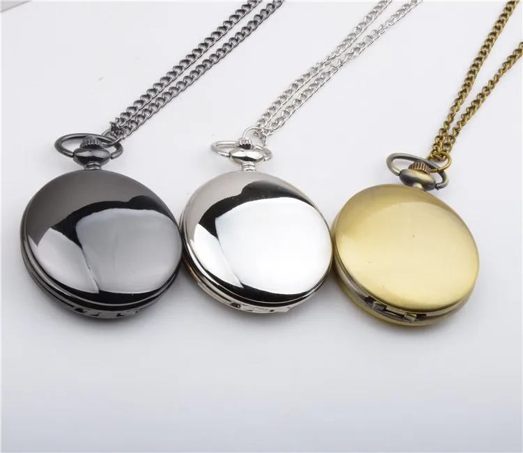 Singapore Movement Relic Style Antique Color Unisex Silver Pocket