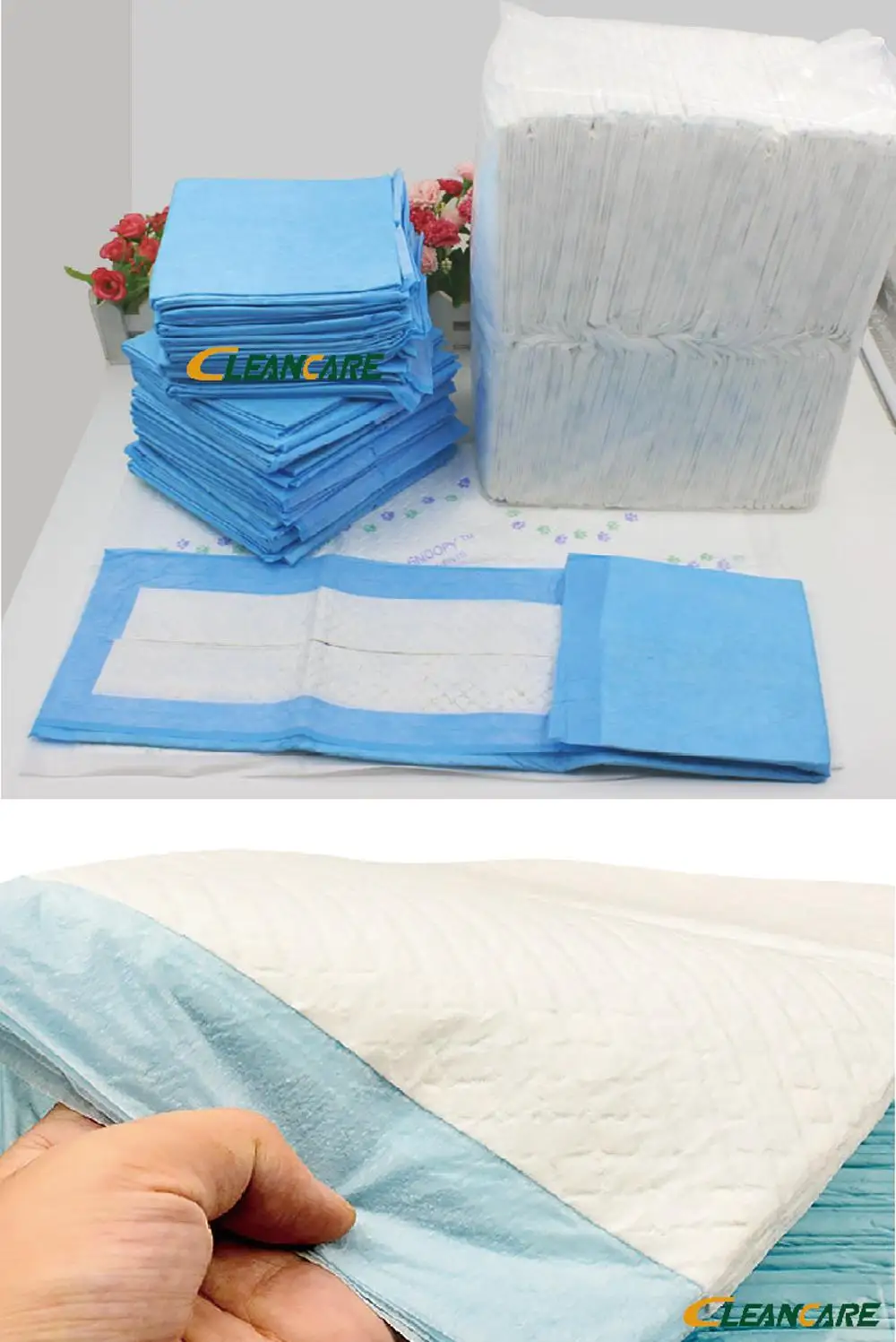 Disposable Medical Operation Pad,Impermeable Nursing Bed Pads Embossed
