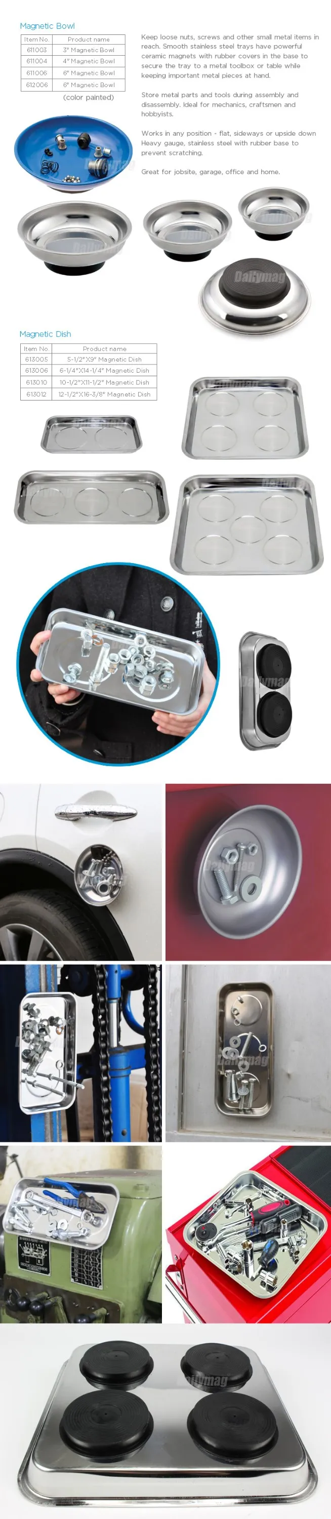 611003 4 6 613005 613010 magnetic bowl+ Magnetic Tool Parts Tray--Magnetic Bowl Plate for Screw Nails Holder Dailymag.jpg