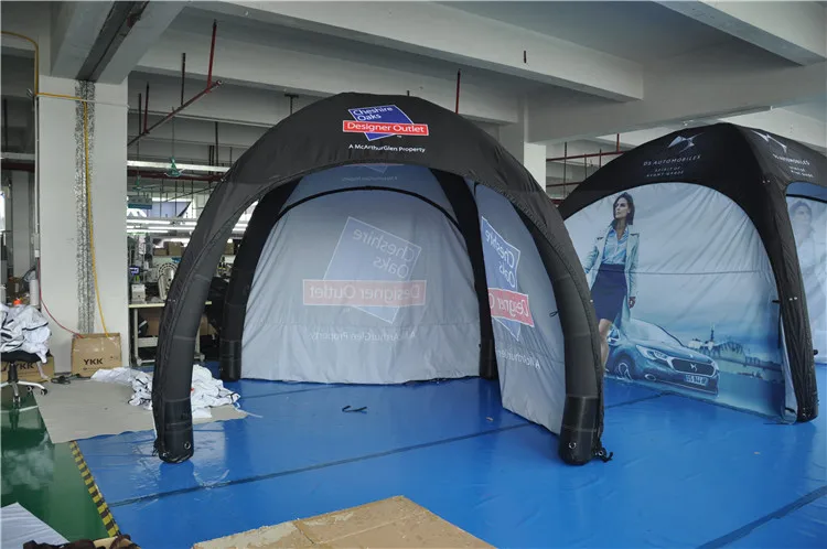 Promotional inflatable branding tent