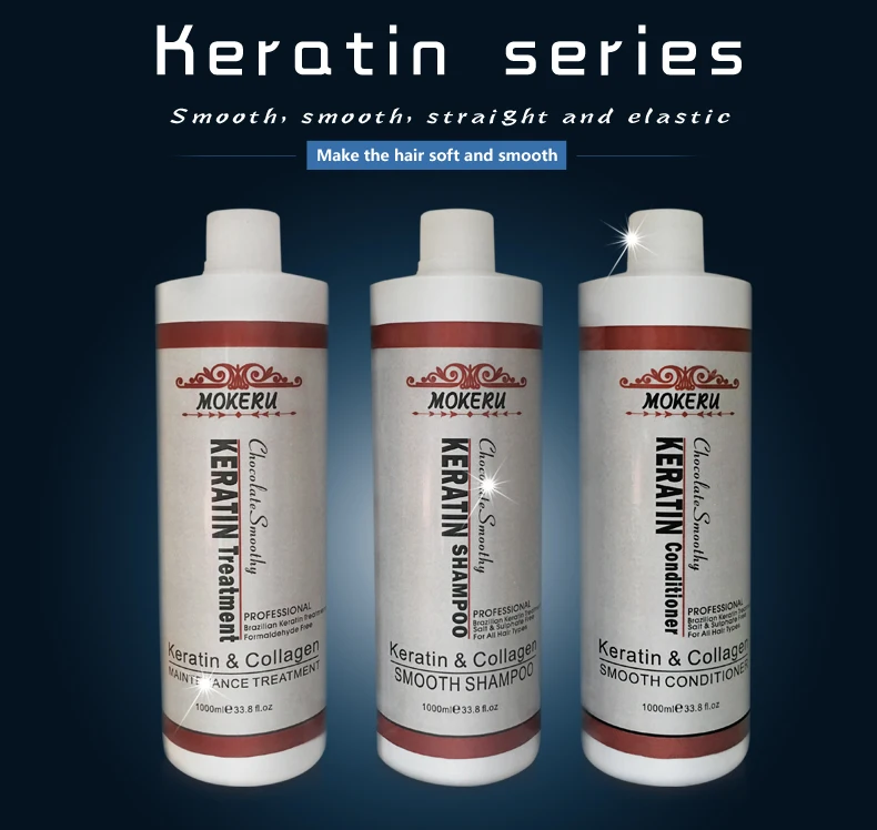 Formaldehyde Free Gold Brazilian Keratin Protein Hair Treatment Shampoo