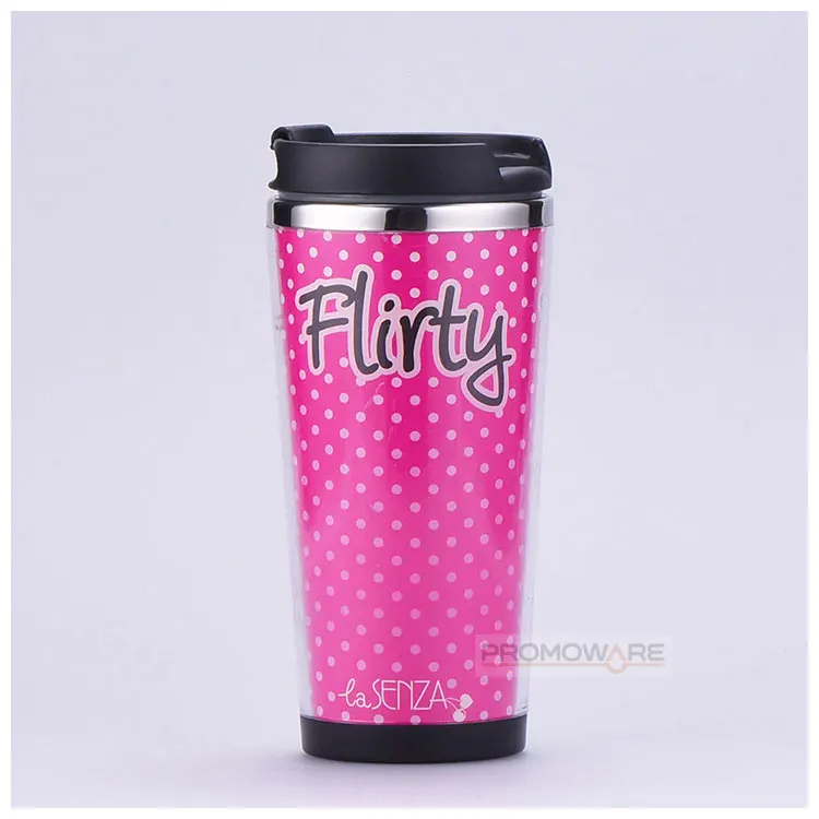 Leak Proof Insulated Hot Water Cup Stainless Steel Plastic Hot Water