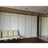 Sound Absorbing Interior Operable Portable Wall Partition for Financial Institution