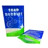 Hot selling color custom pe zipper bag for soap bubbles