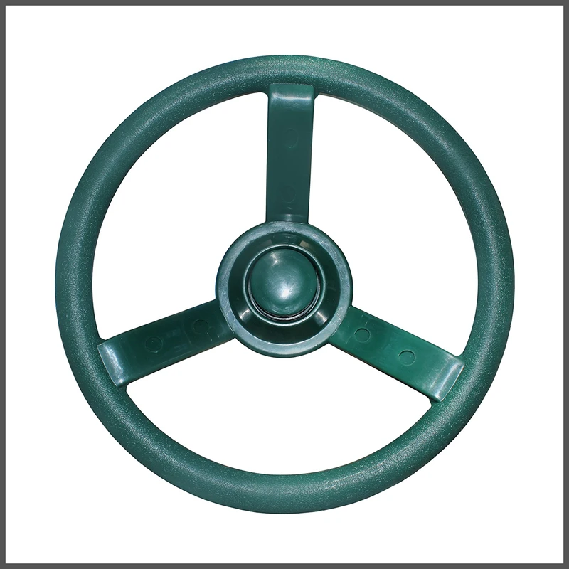 Volante de juguete para niños al aire libre casa de juegos de madera