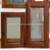 Fabbrica prezzo di vendita prehung finestra finestre in alluminio a taglio termico con rivestimento interno in legno di quercia rossa