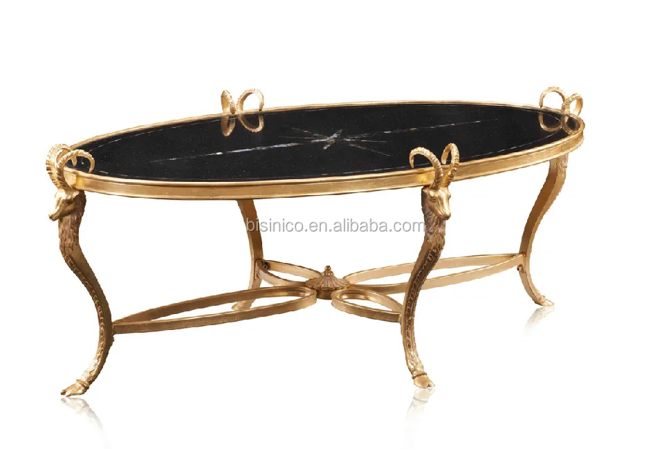 New Design Antique Solid Wood Hand Carved White Small Coffee Table