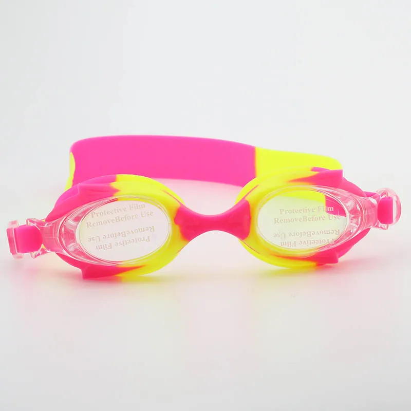 Fashion Funny Swimming Goggles Silicone Conjunctive Cartoon Swimming