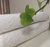 100% Cotton Ring Spun White Color Herringbone Dobby Blanket