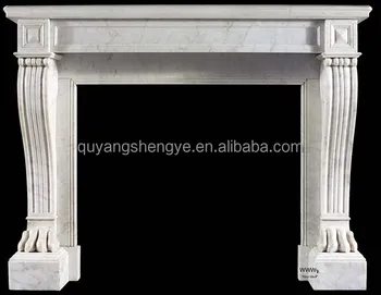 Wall Mounted Electric Fireplace Frame Made By White Marble Buy