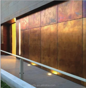 Corten Steel Wall Panels Metal Wall Cladding M2 Price - Buy Corten ...