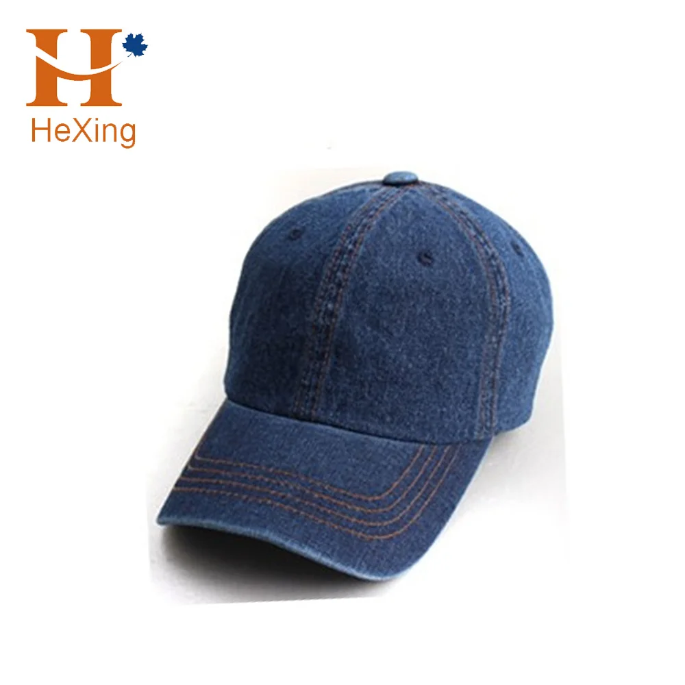 plain denim hat