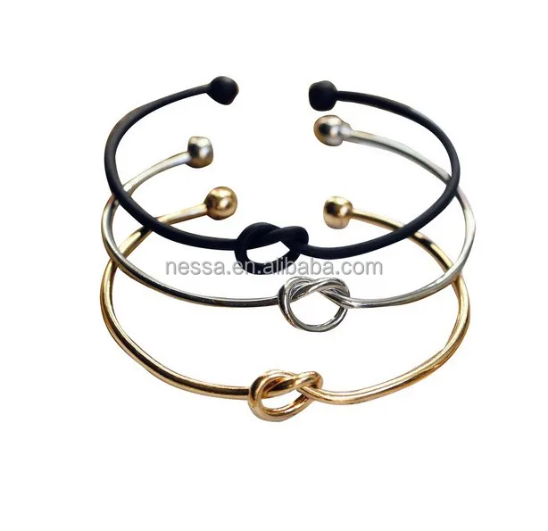 Rose Gold Silver Bracelet for Women Bangle Bracelet Jewelry Stainless Steel heart Bracelet Bangle NSBG-0001