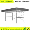 Highly Adjustable Hydroponic Ebb And Flow Rolling Table