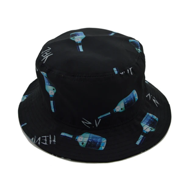 Download Double Sided Print Fashion Women Hats For Men Anime Frayed Hemp Black Corduroy Bucket Hat, View ...