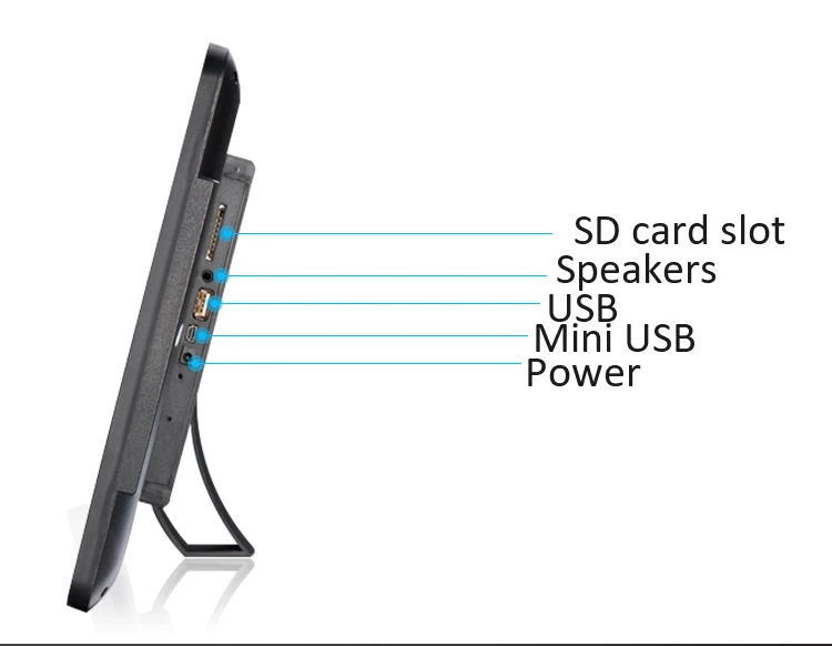 Large Size 15.6 Inch Eink Digital Photo Frame Support Music Video And