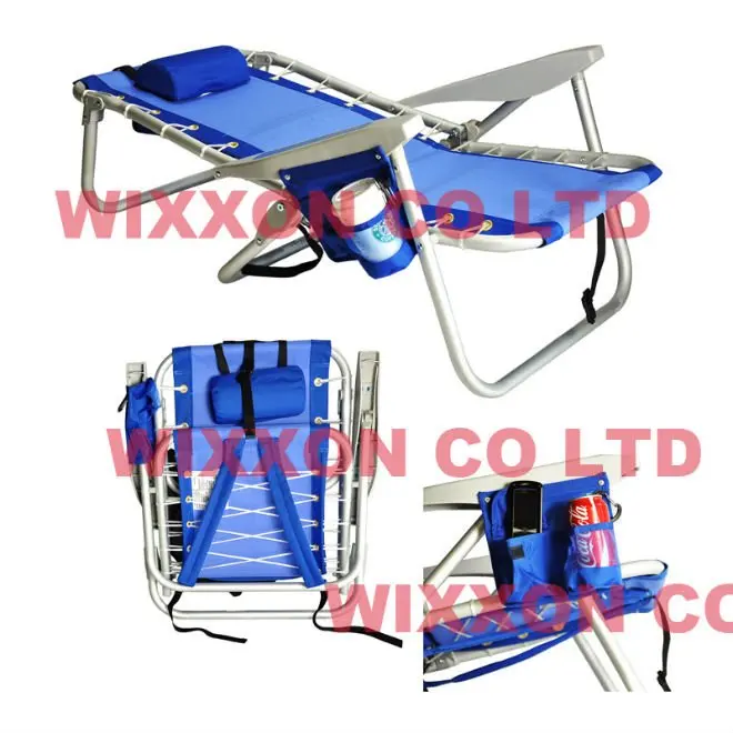 Ultimate Backpack Beach Heavy Duty Chair With Laceup Suspension And