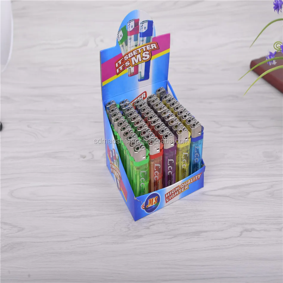 8 edge refillable flint led lighter for smoking 8.2cm