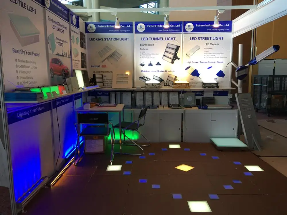 Outdoor glass cover led lighting morden 304#ss stand IP67 100X100mm led brick light