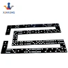 Ideal Solid Wood Domino Trays unique wooden Dominos 28 pieces with black color for outdoor games