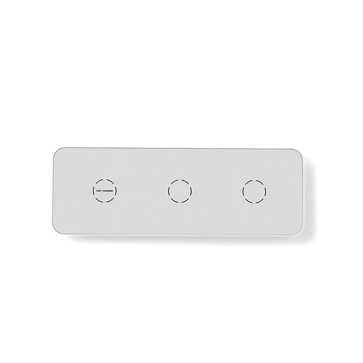 Shenzhen Meree factory 3-in-one fast wireless charger station for iphone iwatch 10W 5W 3.5W