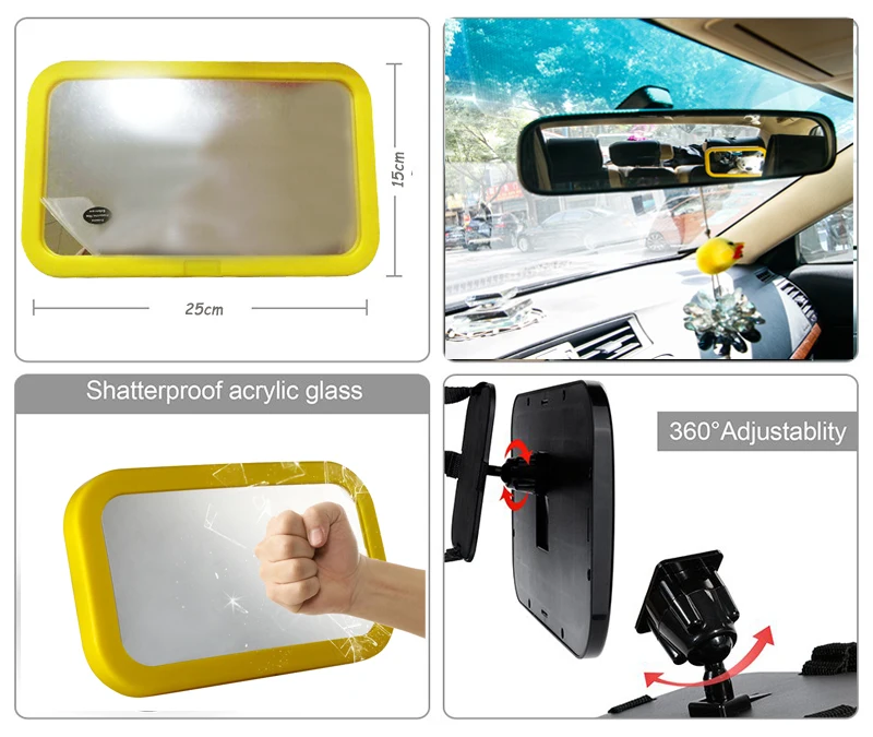 Hot Sale Amazon Baby Car Mirror Baby Car Back Seat Baby ...