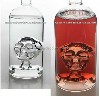 Custom Glass Bottle Decorative Glass Bottles Fancy Liquor Glass