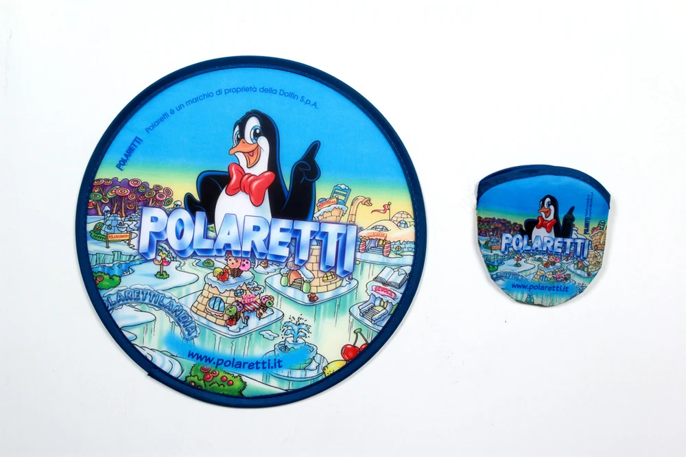 Unionpromo Custom Logo Foldable Hand Fan Fold-Up Flying Disc with Case