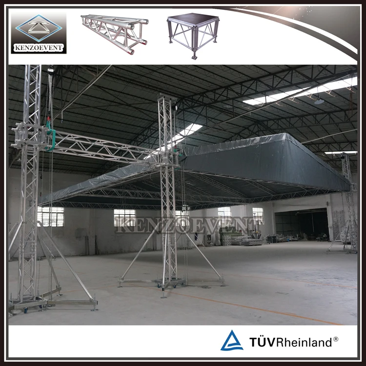 400x400mm spigot beam truss 290mm truss pillar with lift tower