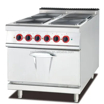 Free Standing Electric Range With 4 Square Hot Plates Electric Range With 4 Square Hot Plates