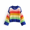 Guangzhou Sweater Wholesale Computer Knitted Long Sleeve Women Winter Sweaters Colorful Fringe Christmas Pullover Sweater