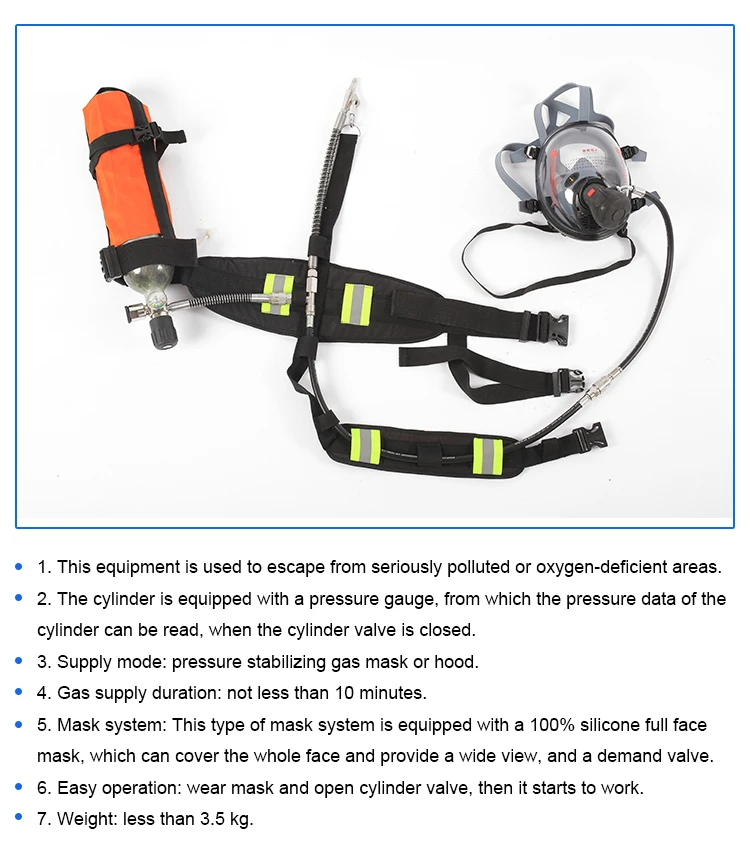 Emergency Escape Breathing Device Sir Supplied Breathing Set - Buy Eebd 