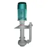Under-fluid recremental slurry pump with API