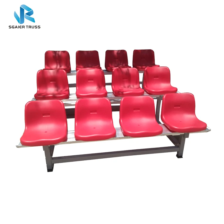 Aluminum Frame Bleachers Seating Sports Grandstands  Outdoor/Indoor Used for Sale