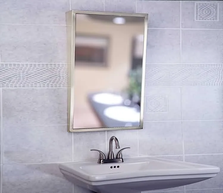 Norhs Cepillado Níquel De Acero Inoxidable Marco Fijo Inclinación