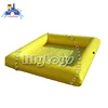 Hot welding lead free yellow small kids inflatable swimming pool for home use