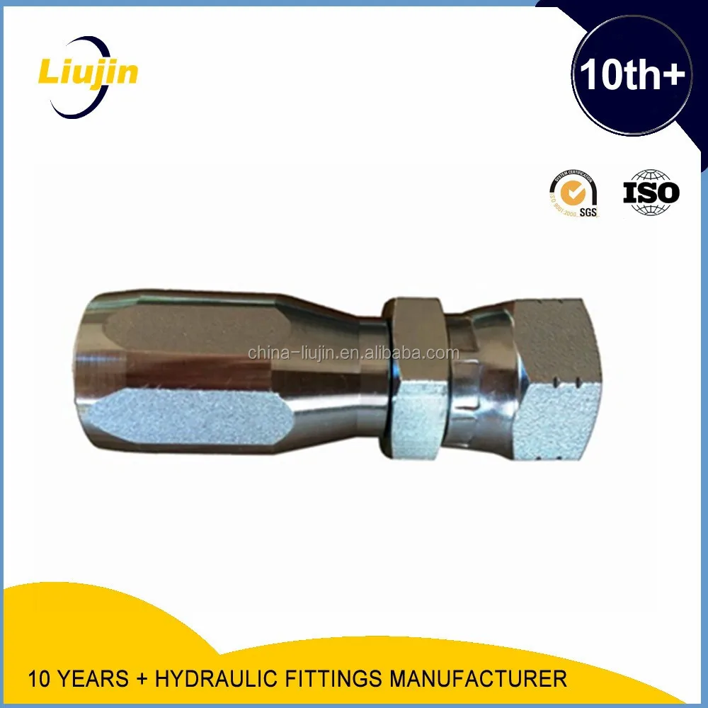 Reusable jic female 74 degree flared one piece fitting (26718d-r5)