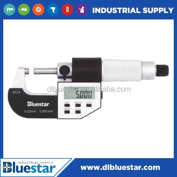 211b25 025mm Abs Function Electronic Measuring Outside Micrometer