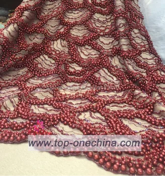 beaded lace fabric wholesale