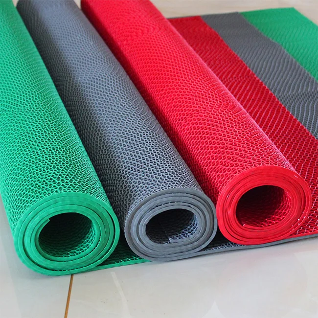 Double Color Pvc Anti-slip Waterproof S Mat In Roll For Wet Place - Buy ...