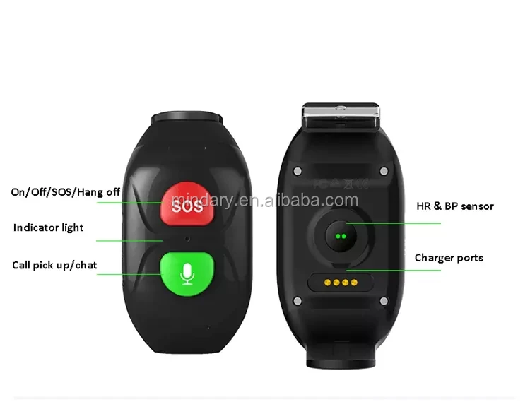 2021 new 4g S8 ip67 heartrate blood oxygen anti-lost SOS 4g gps tracking elderly sim card smart bracelet mobile watch