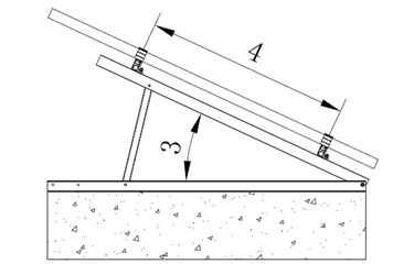 solar panel rack system