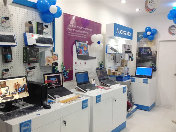 Laptop Showroom Design Retail Store Display Modern Computer Laptop Shop