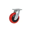 industrial heavy duty PU trolley caster wheel manufacturer