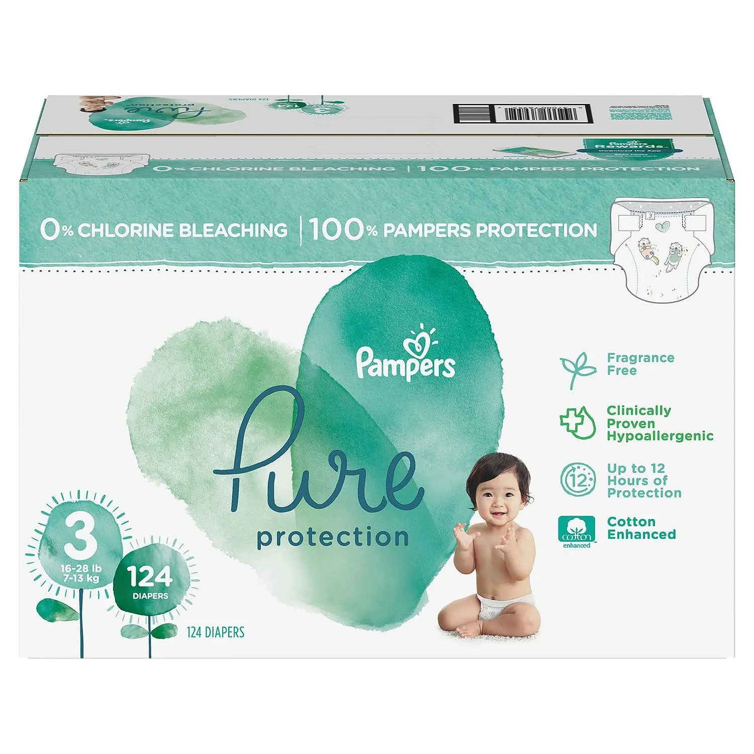 pampers pure size 7